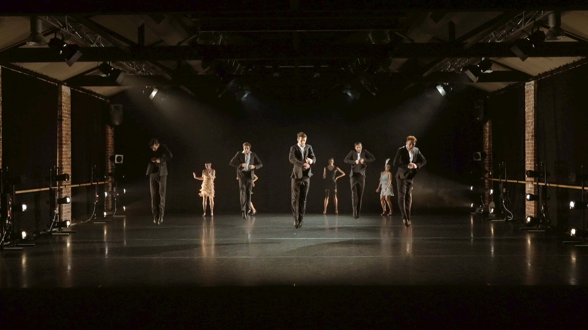 The dancers of West Australian Ballet in Just for Fun (Choreographed by Sandy Delasalle)
